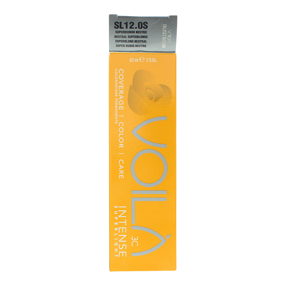 Intercosmo Voilà 3C Intense Superlight SL 12.OS Neutral Superblonde Hair Colour  - Box