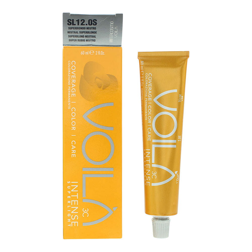 Intercosmo Voilà 3C Intense Superlight SL 12.OS Neutral Superblonde Hair Colour 