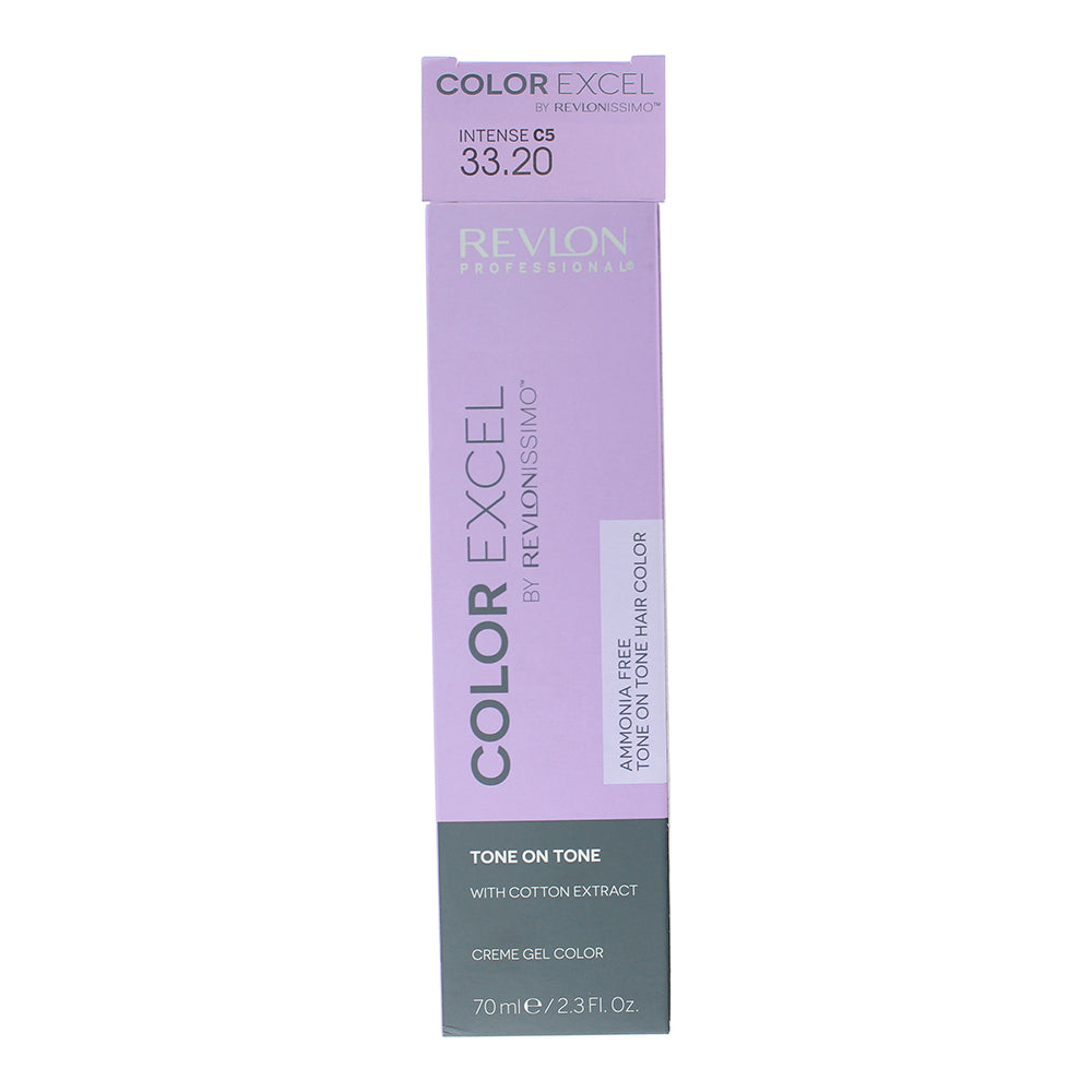 Revlon Color Excel 33.20 C5 Intense Dark Burgundy Hair Colour - Box