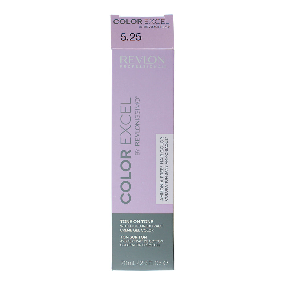 Revlon Color Excel 5.25 Light Iridescent Mahogany  Brown Hair Colour 70ml - Box