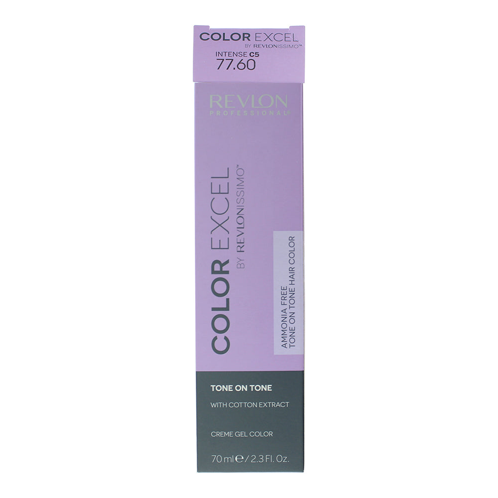Revlon Color Excel 77.60 C5 Intense Light Red Hair Colour 70ml - Box