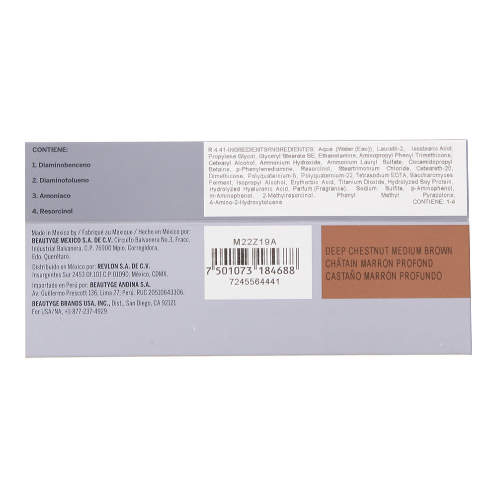 Revlon Revlonissimo Colorsmetique 4.41 Deep Chestnut Medium Brown Hair Colour 60