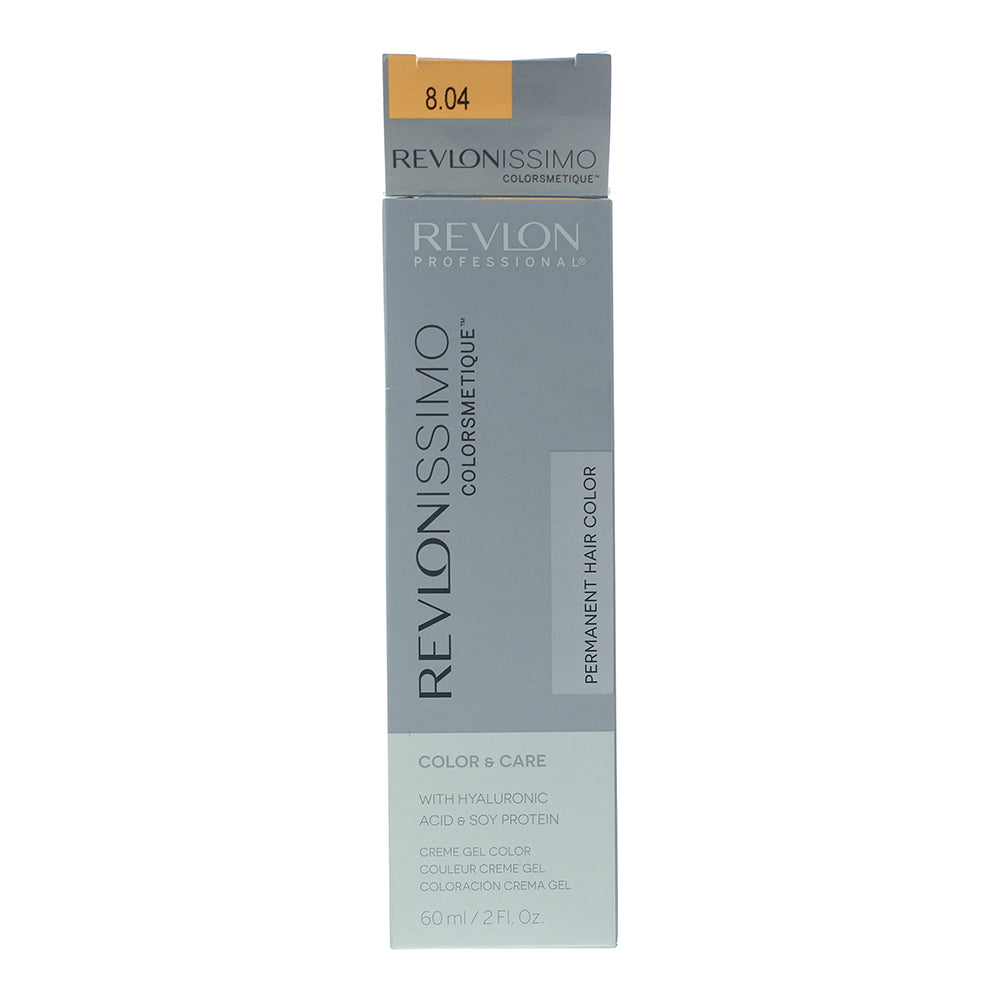 Revlon Revlonissimo Colorsmetique 8.04 Light Pale Copper Blonde Hair Colour 60ml - Box