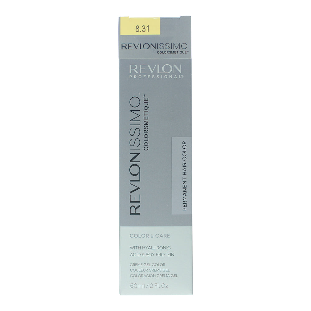Revlon Revlonissimo Colorsmetique 8.31 Light Beige Blonde Hair Colour 60ml - Box