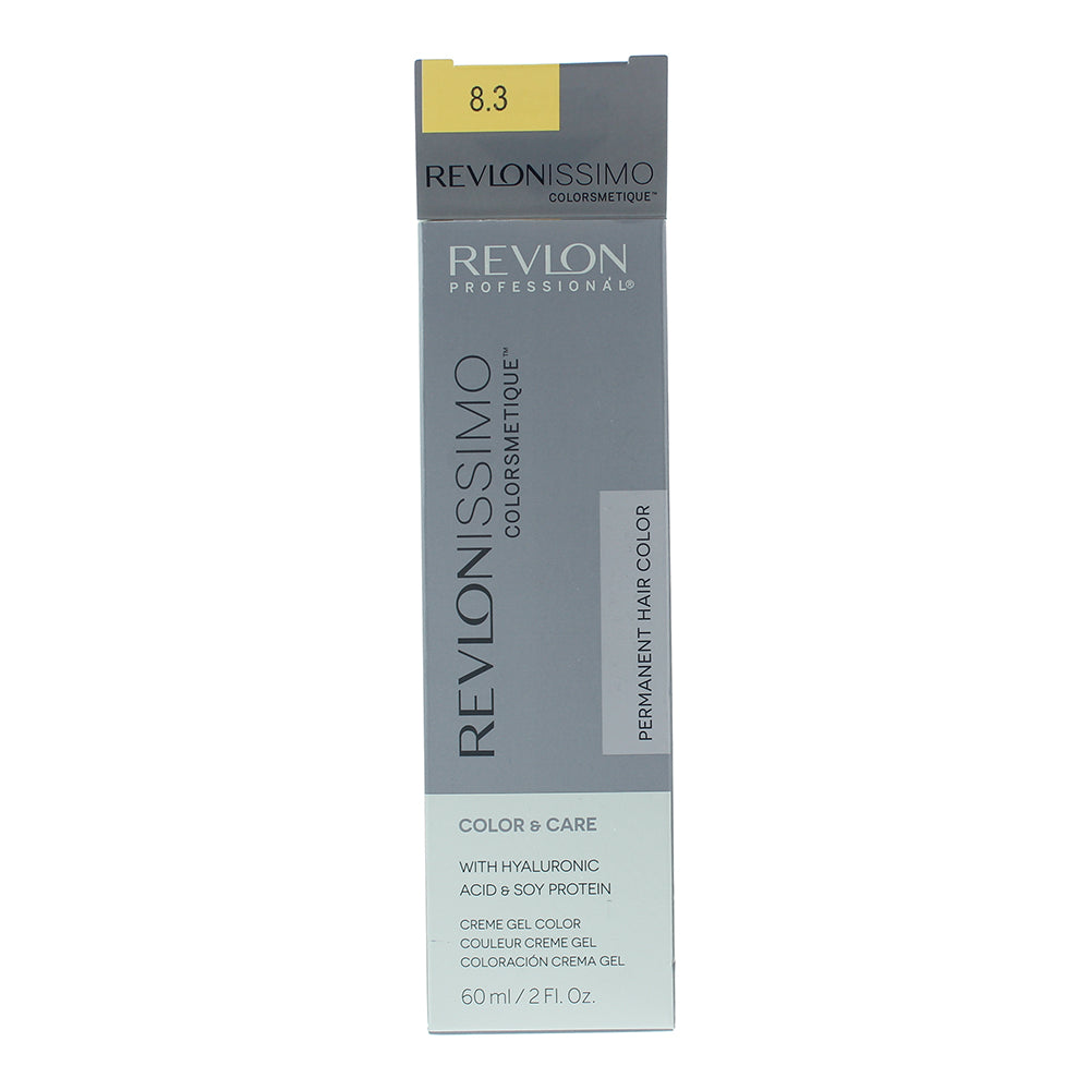 Revlon Revlonissimo Colorsmetique 8.3 Light Golden Blonde Hair Colour 60ml - Box