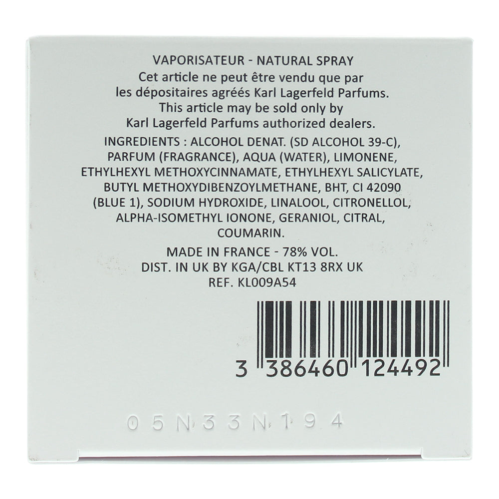 Karl Lagerfeld Karl Hamburg Alster Eau de Toilette 50ml