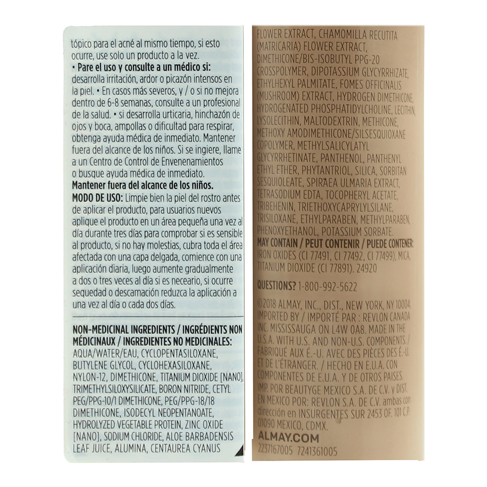 Almay Clear Complexion Makeup 500 Beige Treatment 30ml