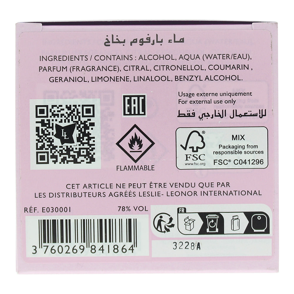 Lolita Lempicka Mon Eau Eau de Parfum 30ml - Ingredients