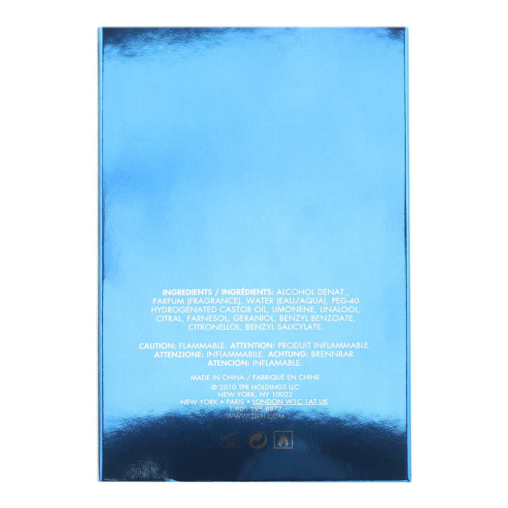 Zirh Ikon Blue Ice Eau de Toilette 125ml - Ingredients