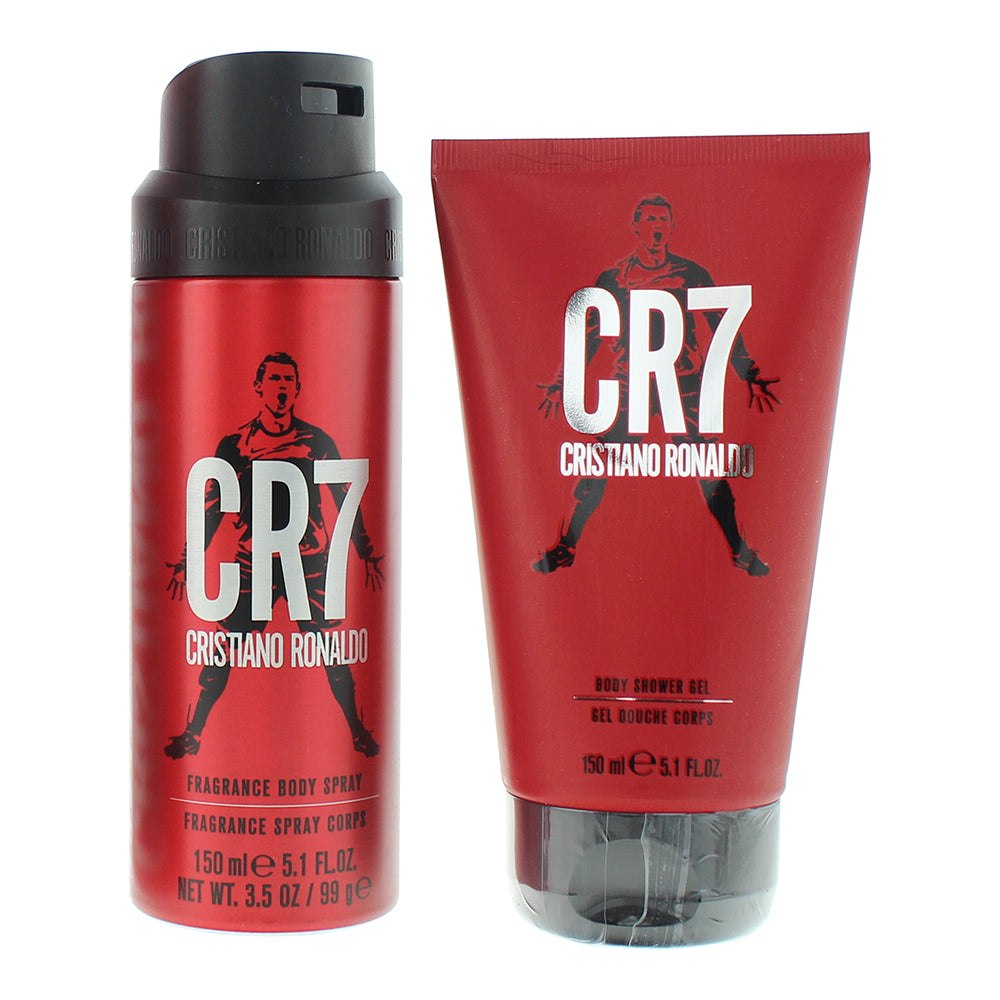Cristiano Ronaldo Cr7 2 Piece Gift Set: Shower Gel 150ml - Body Spray 150ml - Product