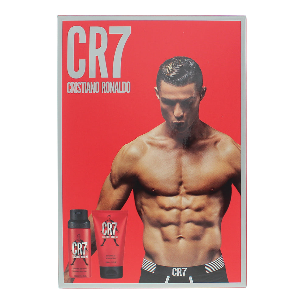 Cristiano Ronaldo Cr7 2 Piece Gift Set: Shower Gel 150ml - Body Spray 150ml - Box