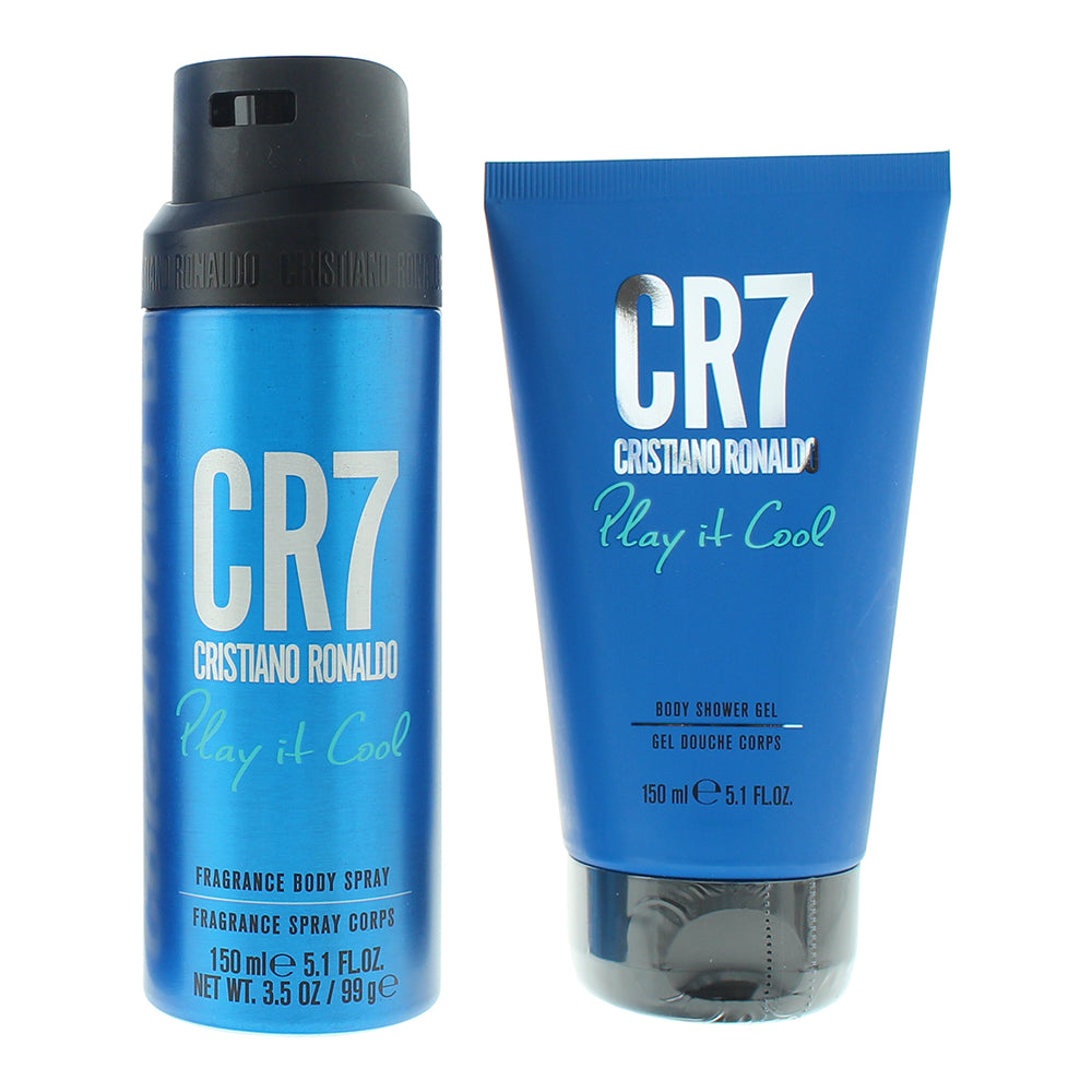 Cristiano Ronaldo Cr7 Play It Cool 2 Piece Gift Set: Shower Gel 150ml - Body Spr - Product