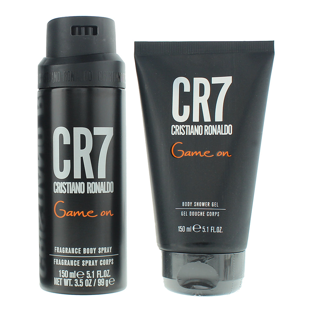 Cristiano Ronaldo Cr7 Game On 2 Piece Gift Set: Shower Gel 150ml - Body Spray 15 - Product