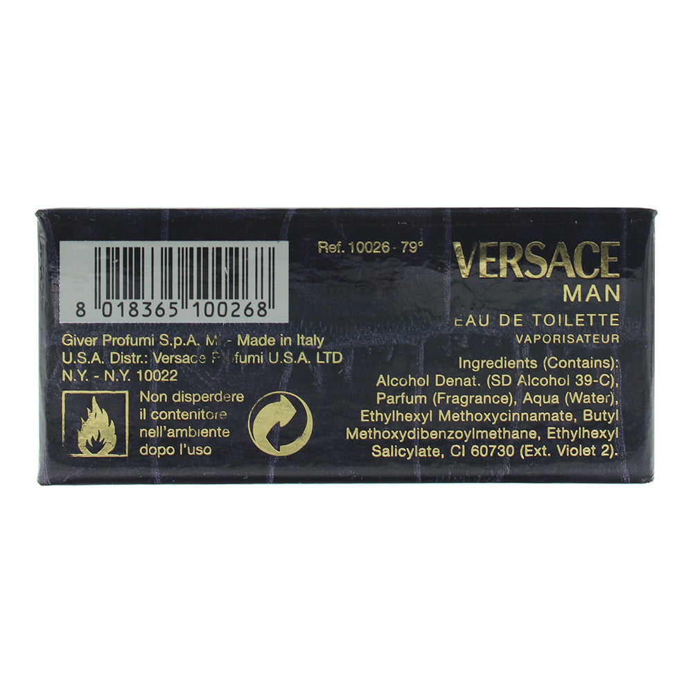 Versace Man Eau De Toilette 50ml