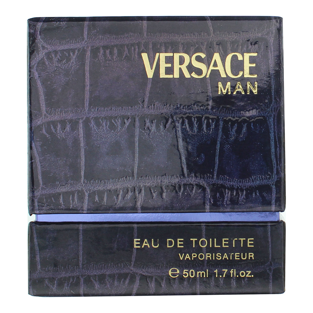 Versace Man Eau De Toilette 50ml - Box