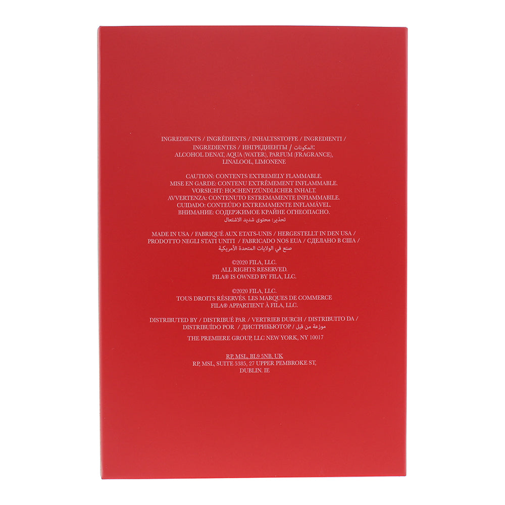 Fila Red Eau de Toilette 100ml