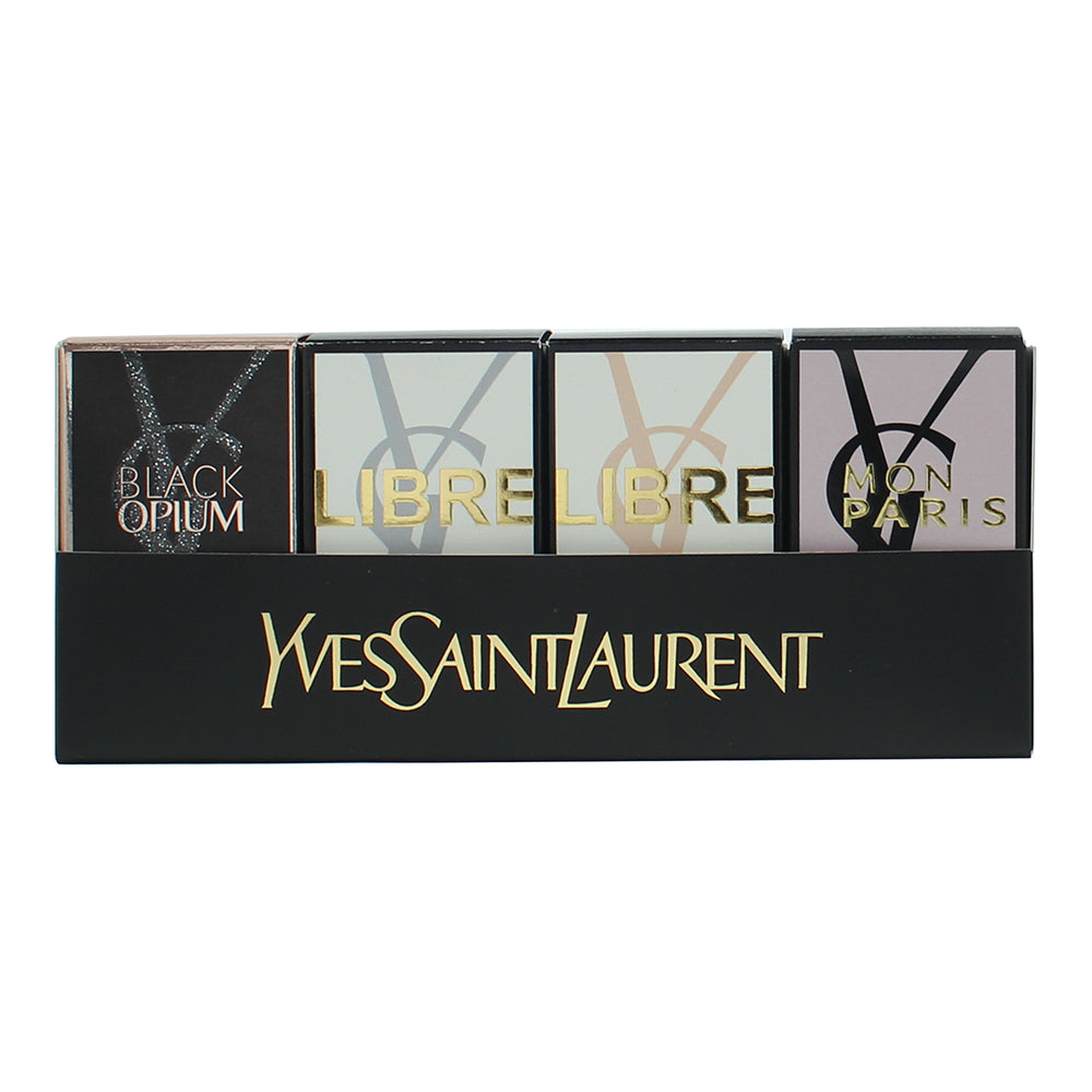 Yves Saint Laurent Mini 4 Piece Gift Set: Eau de Parfum 3 x 7.5ml - Eau de Toile - Box