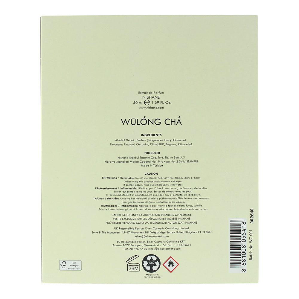 Nishane Wulóng Chá Extrait de Parfum 50ml