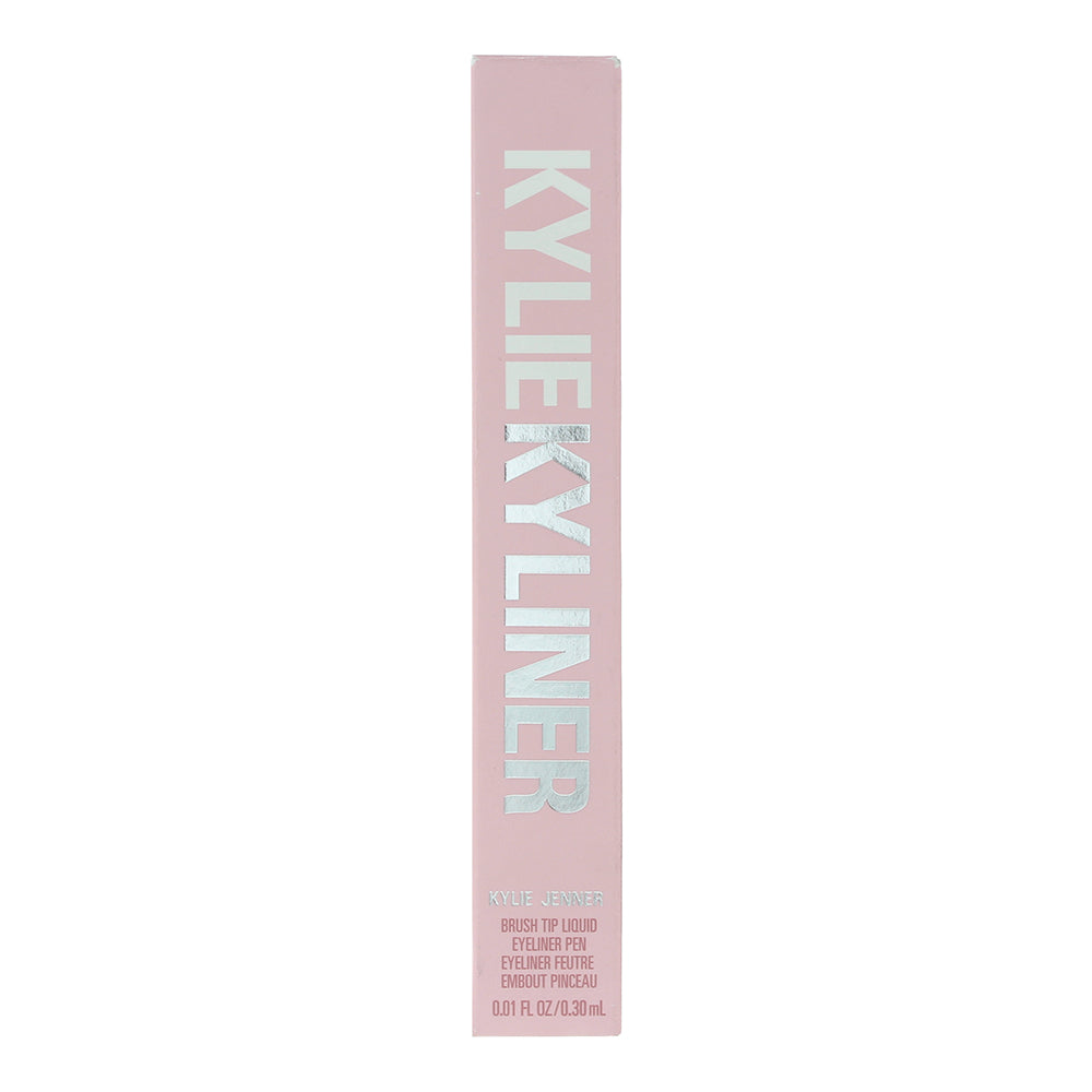 Kylie By Kylie Jenner Kyliner Brush Tip 001 Black Liquid Eyeliner Pen 0.3ml - Box