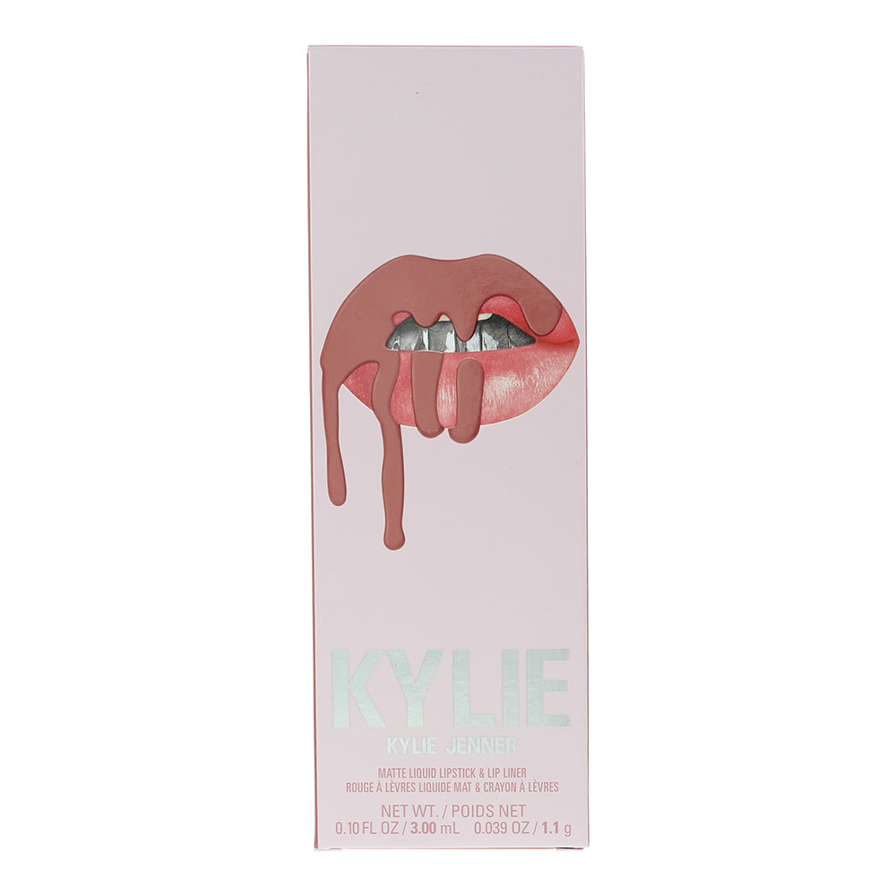 Kylie By Kylie Jenner Matte Lip Kit 301 Angel 2 Piece Gift Set: Liquid Lipstick  - Box