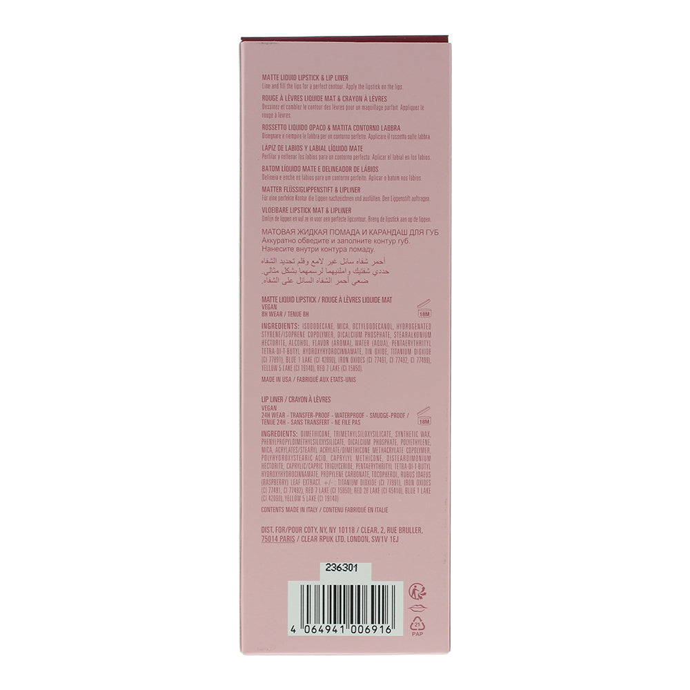 Kylie By Kylie Jenner Matte Lip Kit 103 Better Not Pout 2 Piece Gift Set: Liquid