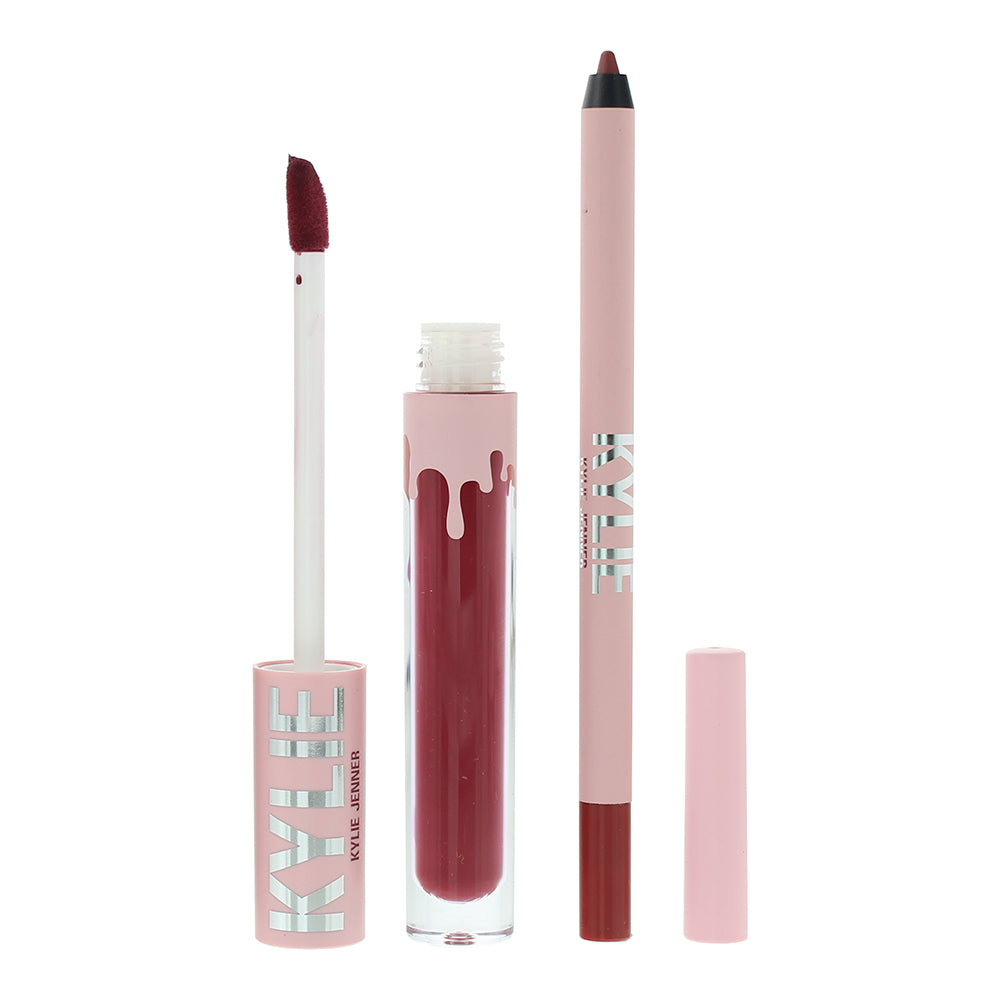 Kylie By Kylie Jenner Matte Lip Kit 103 Better Not Pout 2 Piece Gift Set: Liquid - Product