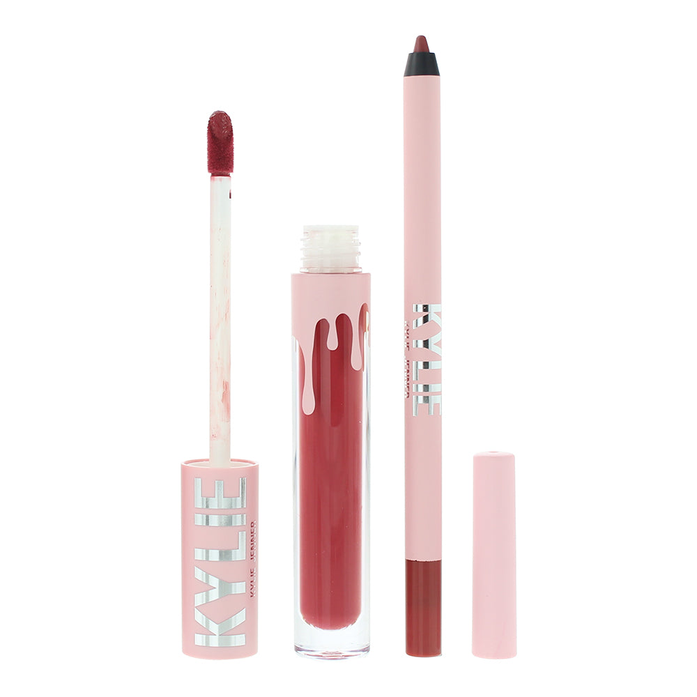 Kylie By Kylie Jenner Matte Lip Kit 401 Victoria 2 Piece Gift Set: Liquid Lipsti - Product