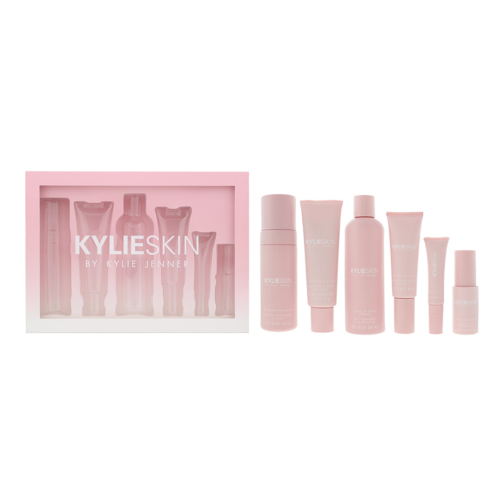 Kylie By Kylie Jenner Kylie Skin 6 Piece Gift Set: Facial Wash 149ml - Face Scru