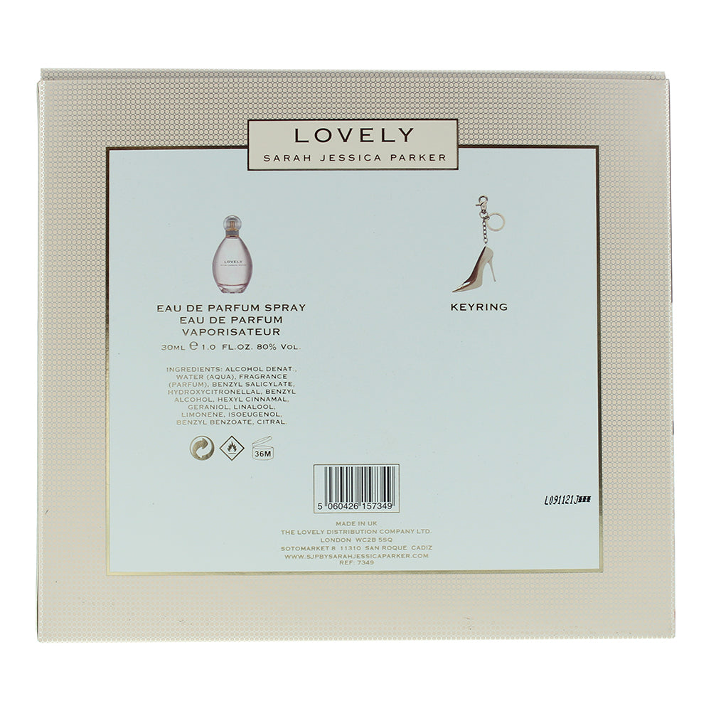 Sarah Jessica Parker Lovely 2 Piece Gift Set: Eau de Parfum 30ml - Gold Shoe Key