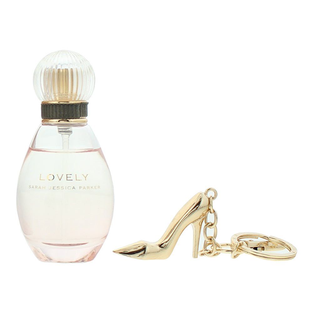 Sarah Jessica Parker Lovely 2 Piece Gift Set: Eau de Parfum 30ml - Gold Shoe Key - Product