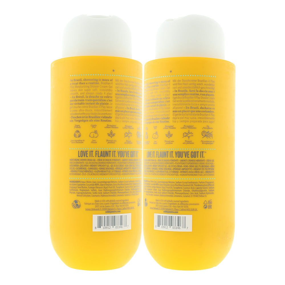 Sol De Janeiro Brazilian 4Play Moisturizing Shower Cream-Gel 385ml
