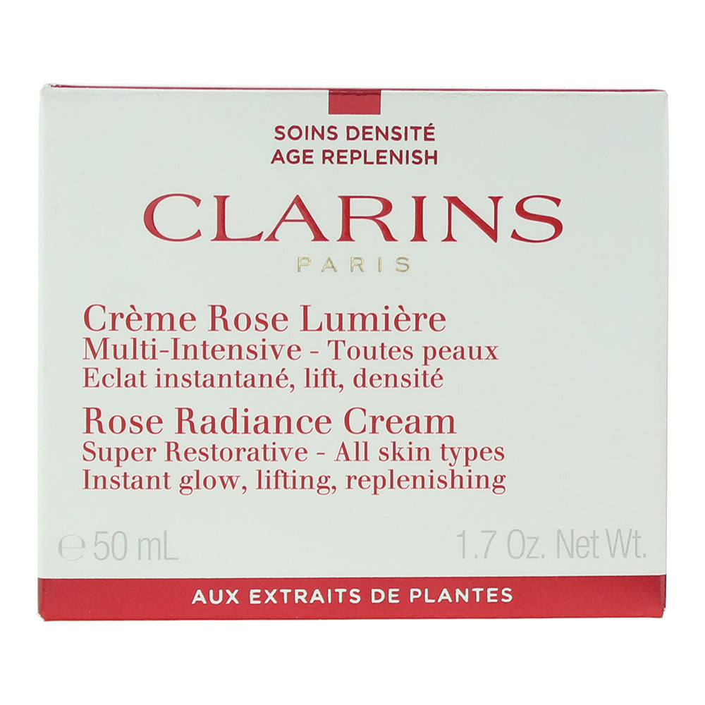 Clarins Super Restorative Rose Radiance Face Cream 50ml - Box