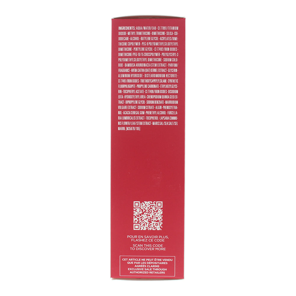 Clarins Everlasting Long Wearing & Hydrating 105N Nude Matte Foundation 30ml