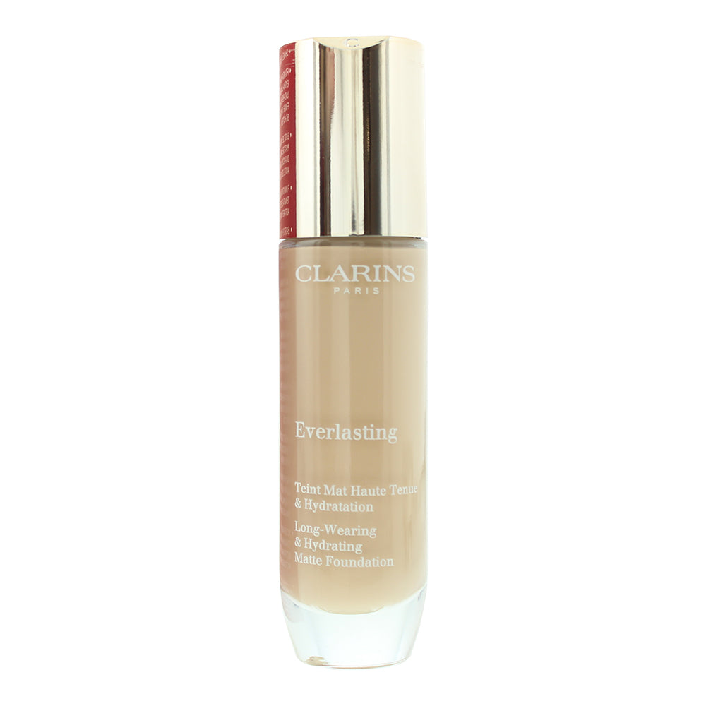 Clarins Everlasting Long Wearing & Hydrating 110N Honey Matte Foundation 30ml - Product