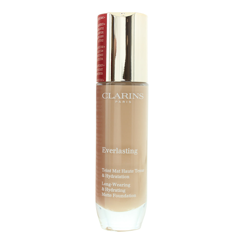 Clarins Everlasting Long Wearing & Hydrating 112C Amber Matte Foundation 30ml - Product