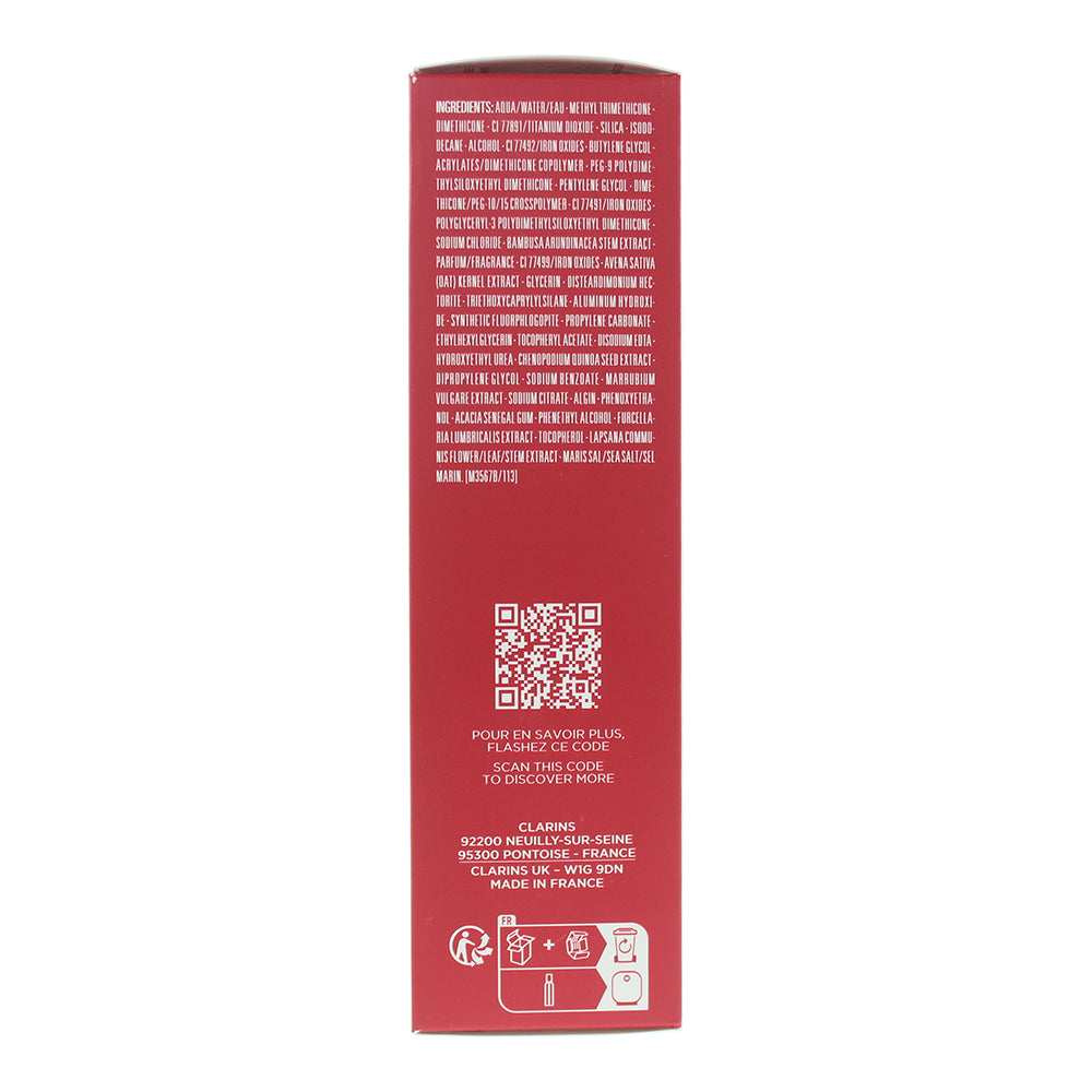Clarins Everlasting Long Wearing & Hydrating 113C Chestnut Matte Foundation 30ml