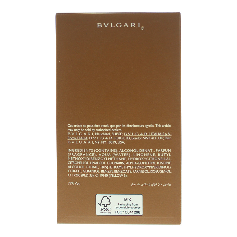 Bulgari Man Terrae Essence Eau de Parfum 60ml