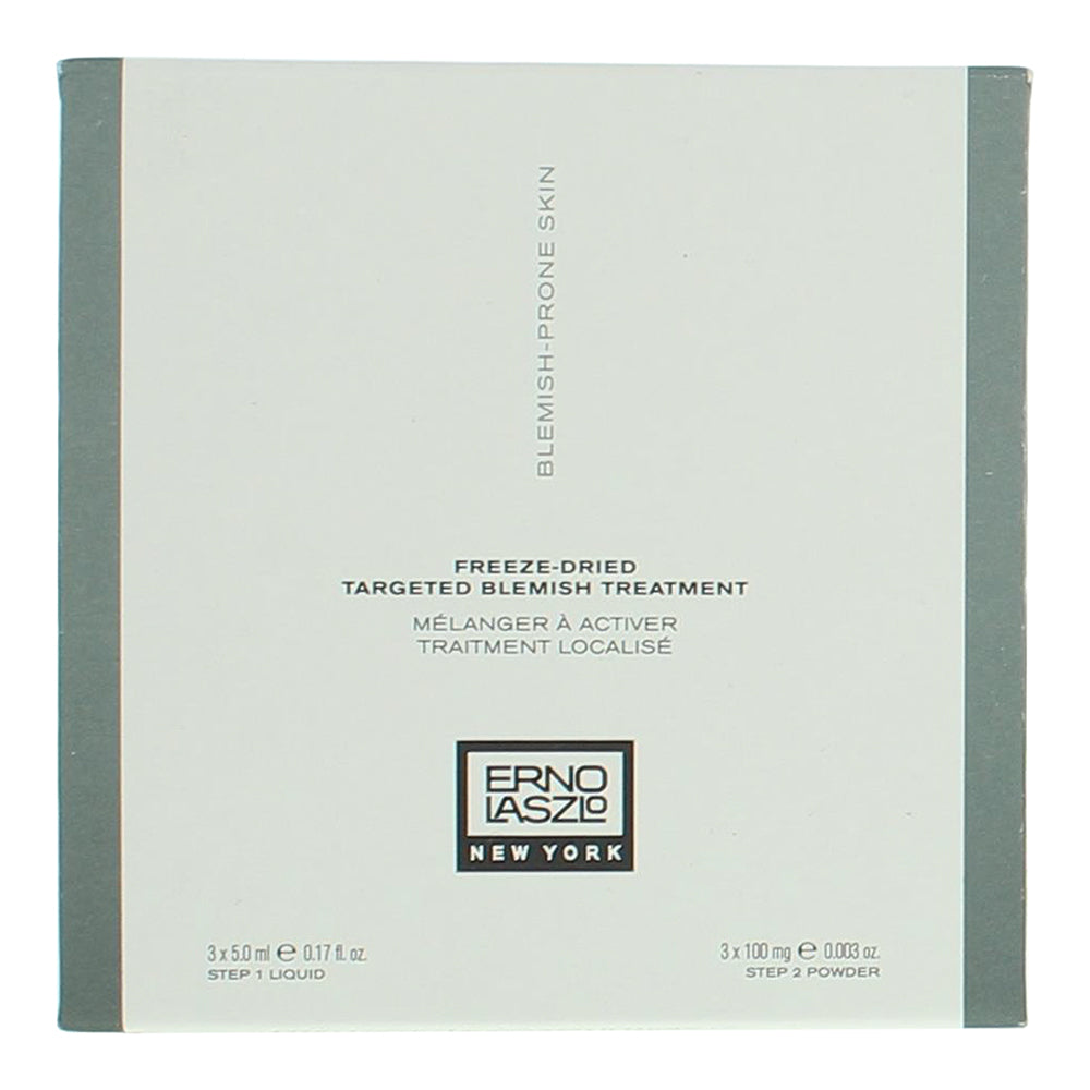 Erno Laszlo Freeze-Dried Targeted Blemish Treatment 2 Piece Gift Set: Ampoule 3  - Box