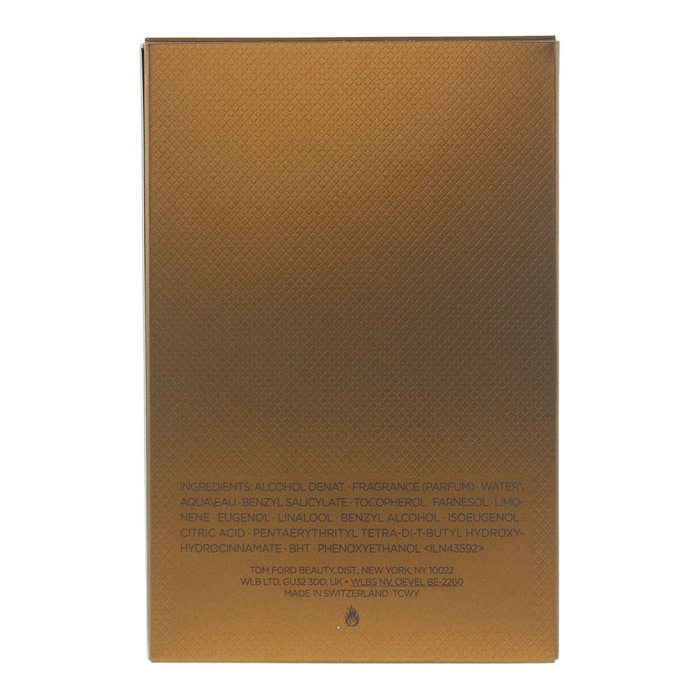Tom Ford Oud Minérale Eau de Parfum 100ml - Ingredients