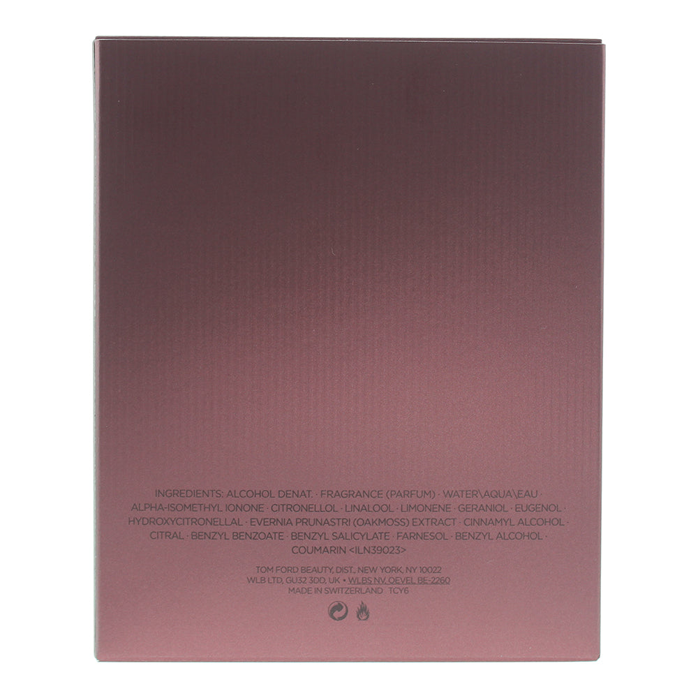 Tom Ford Café Rose Eau de Parfum 100ml - Ingredients