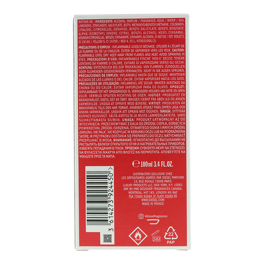 Diesel D Red Eau de Parfum 100ml