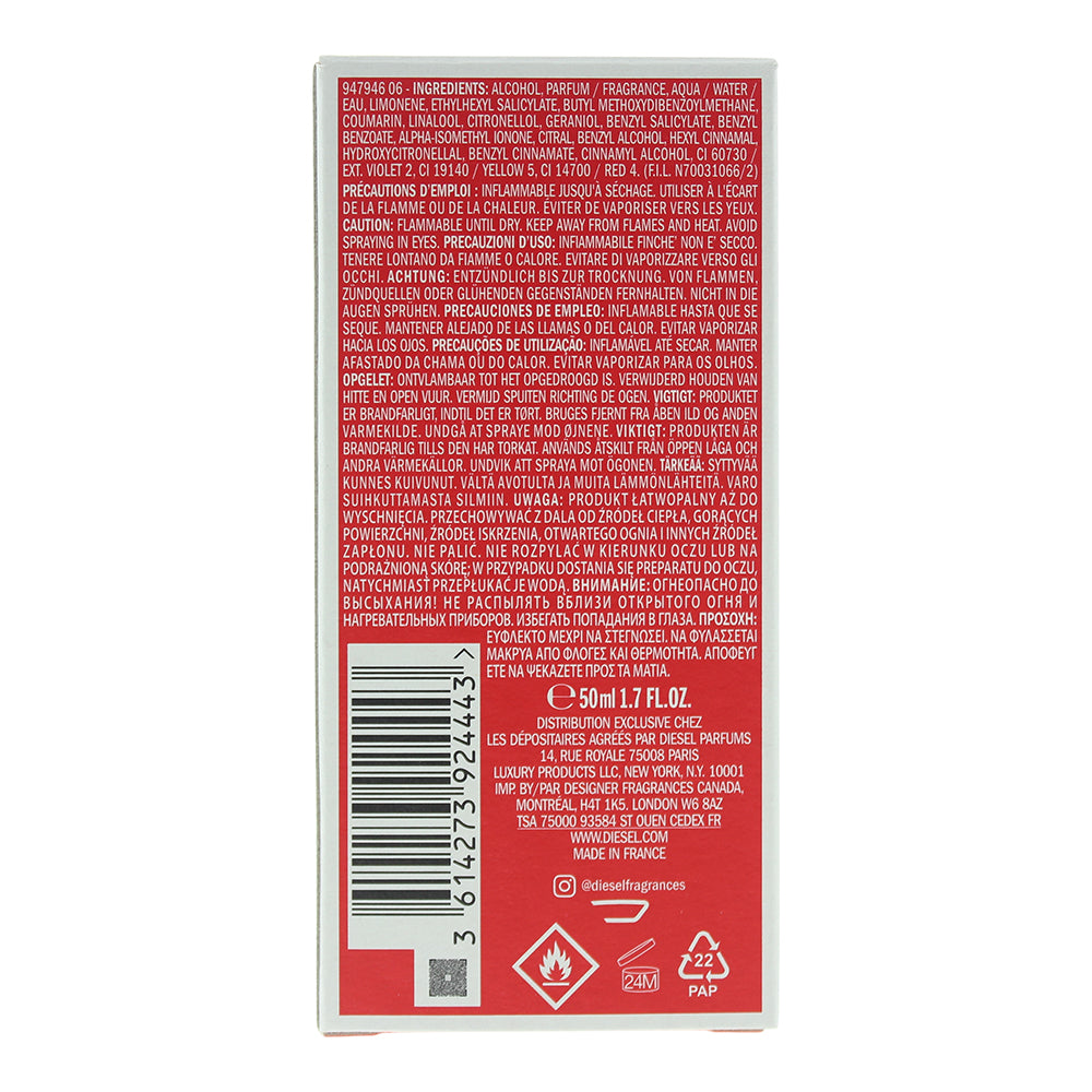 Diesel D Red Eau de Parfum 50ml