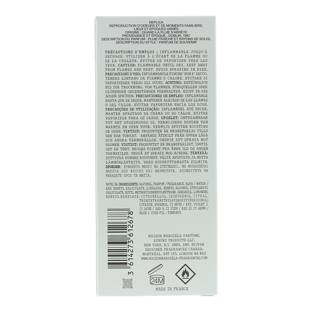 Maison Margiela Replica When The Rain Stops Eau de Toilette 100ml