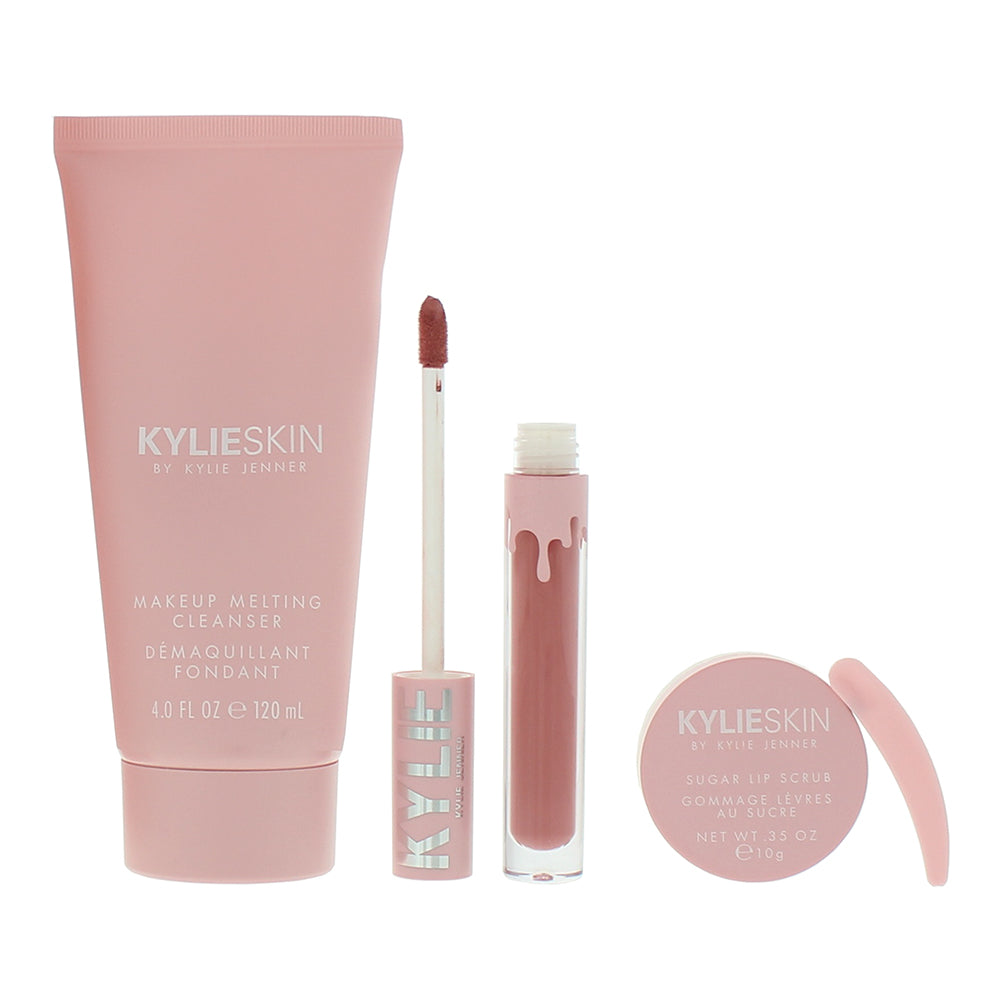 Kylie By Kylie Jenner Kylie Skin 3 Piece Gift Set: Cleanser 120ml - Lip Scrub 10 - Product