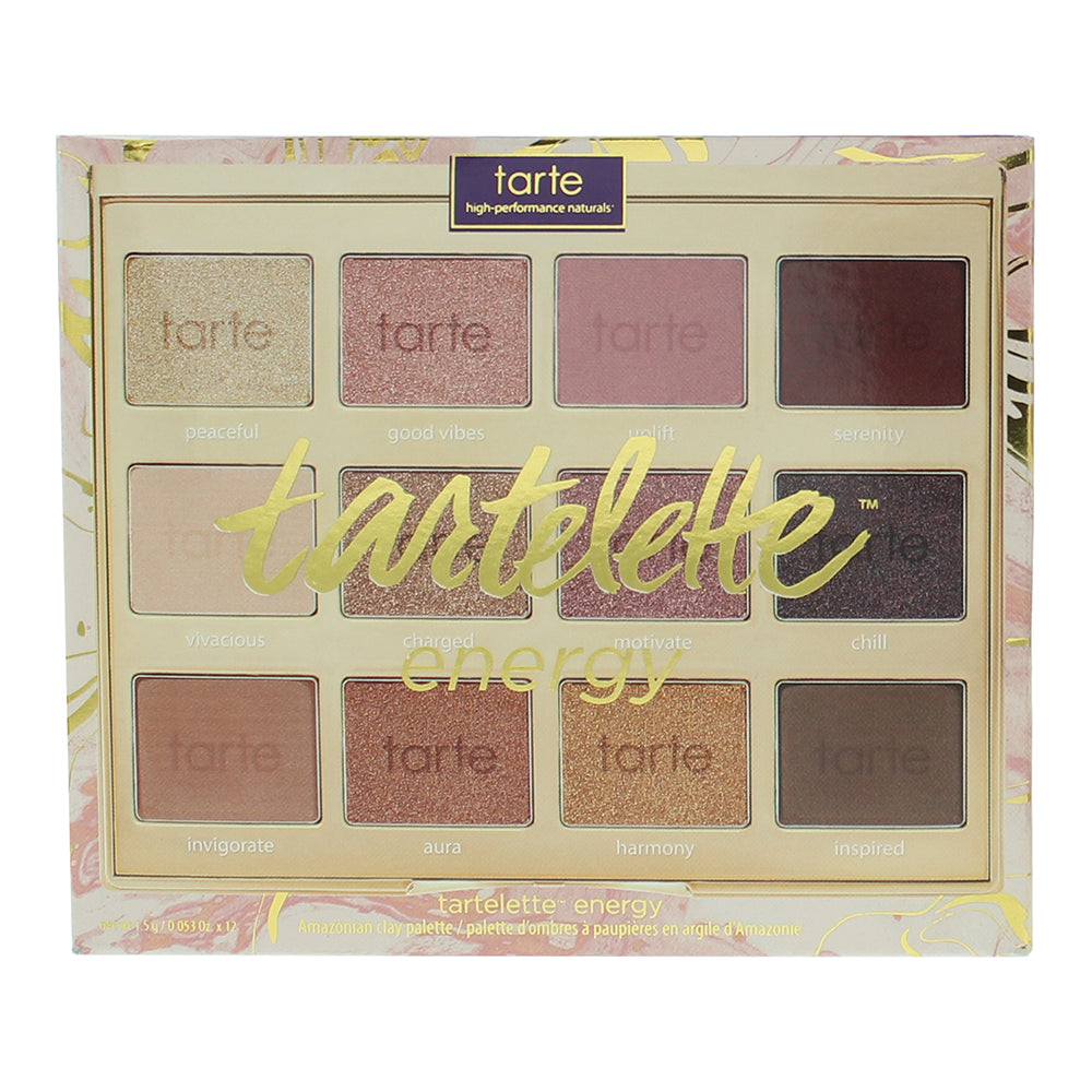 Tarte Tartelette Engergy Amazonian Clay Eye Shadow Palette 12 x 1.5g - Box