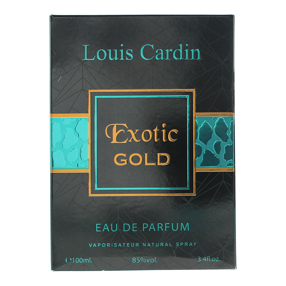 Louis Cardin Exotic Gold Eau de Parfum 100ml - Box