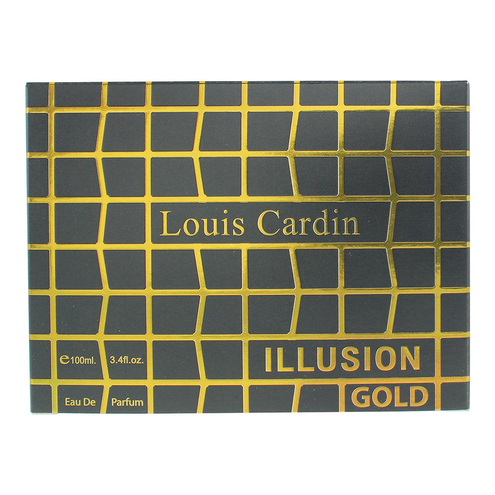 Louis Cardin Illusion Gold Eau de Parfum 100ml - Box