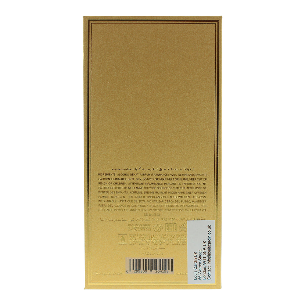 Louis Cardin Musk Al Sabaya Eau de Parfum 100ml - Ingredients