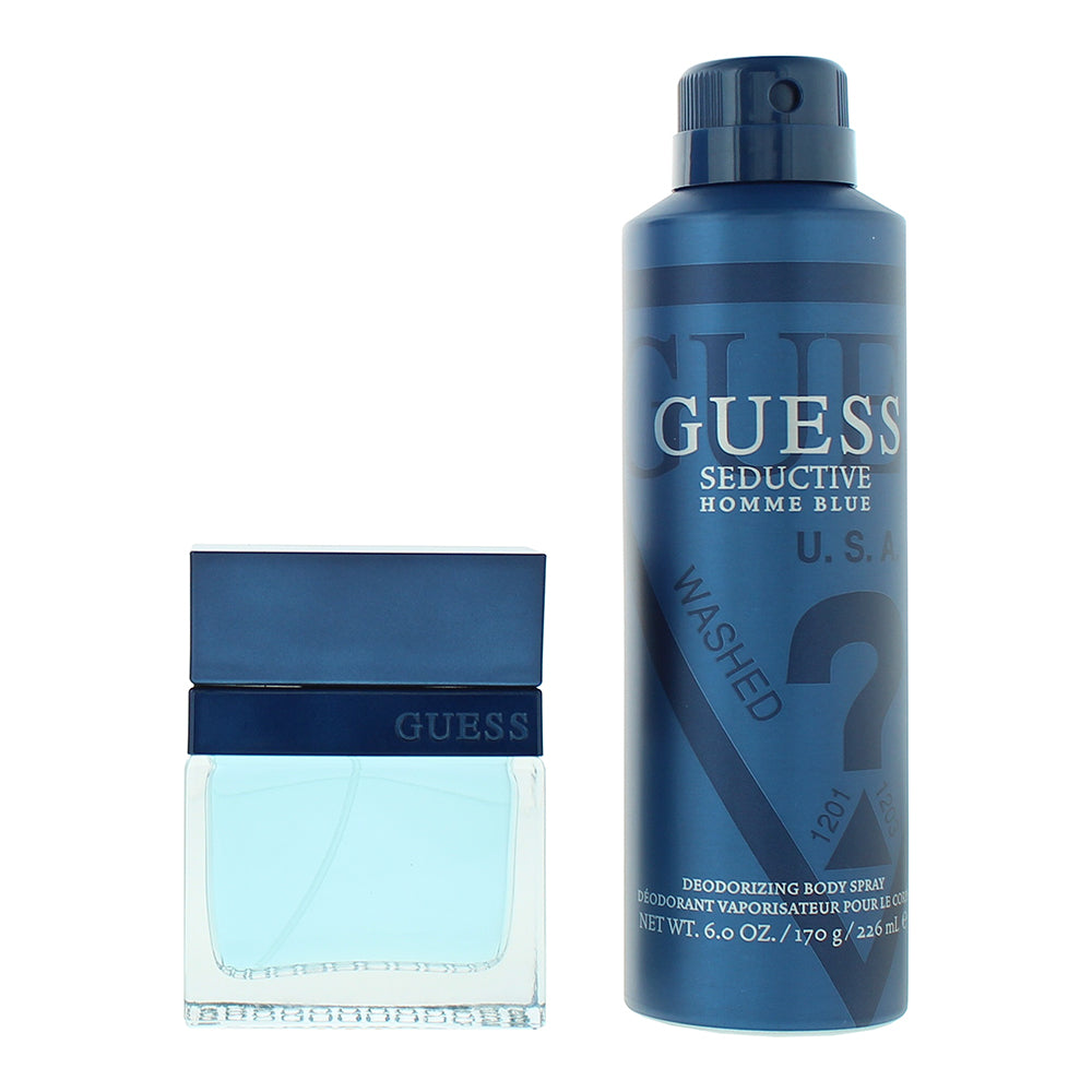 Guess Seductive Homme Blue 2 Piece Gift Set: Eau de Toilette 50ml - Body Spray 2 - Product