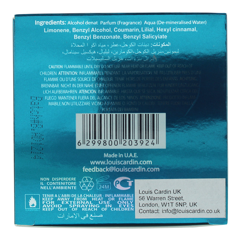 Louis Cardin Adventure Eau de Parfum 100ml - Ingredients